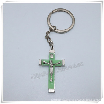 Cross Key Chain, Manufactory Production Cheap Metal Cross Keyring, Cross Key Chains, Cross Keychain (IO-ck105)